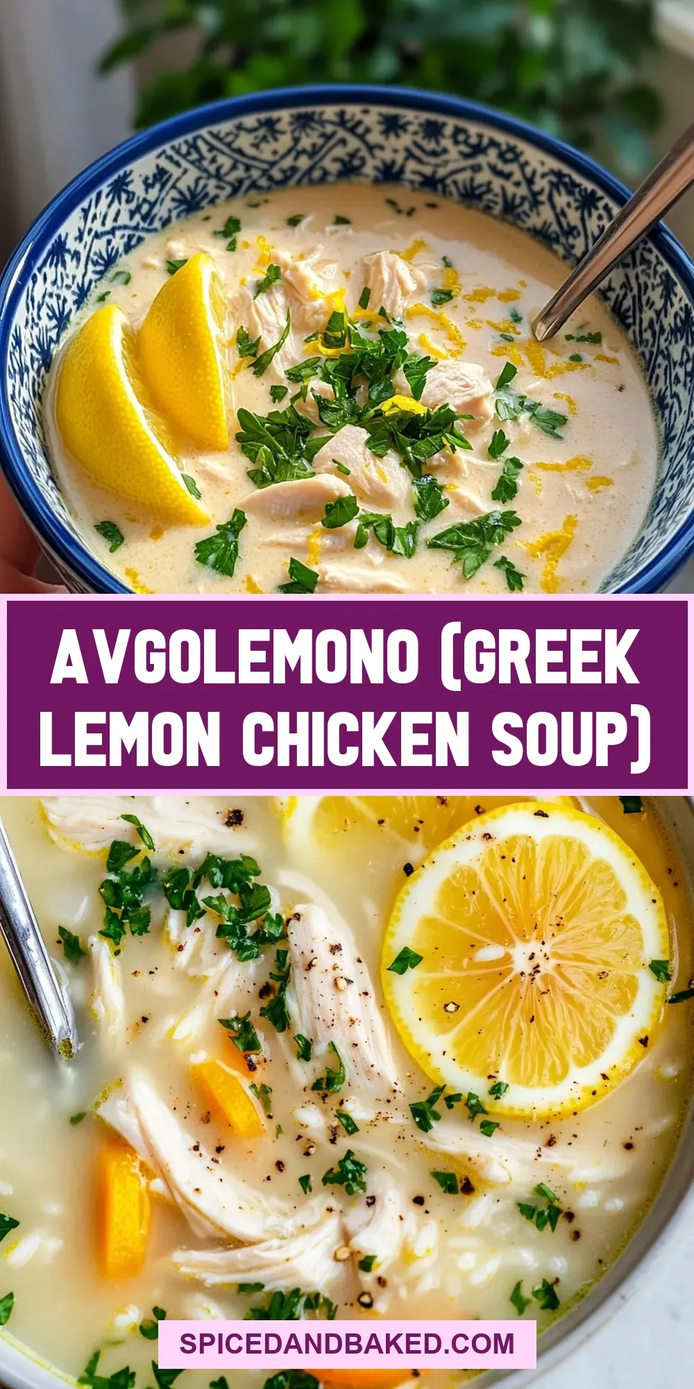 Avgolemono (Greek Lemon Chicken Soup) (Simple & Delicious)