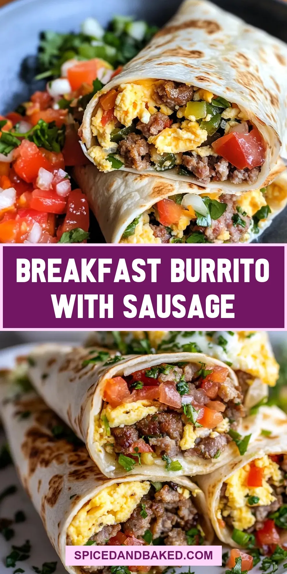 Easy Breakfast Burrito With Sausage Recipe