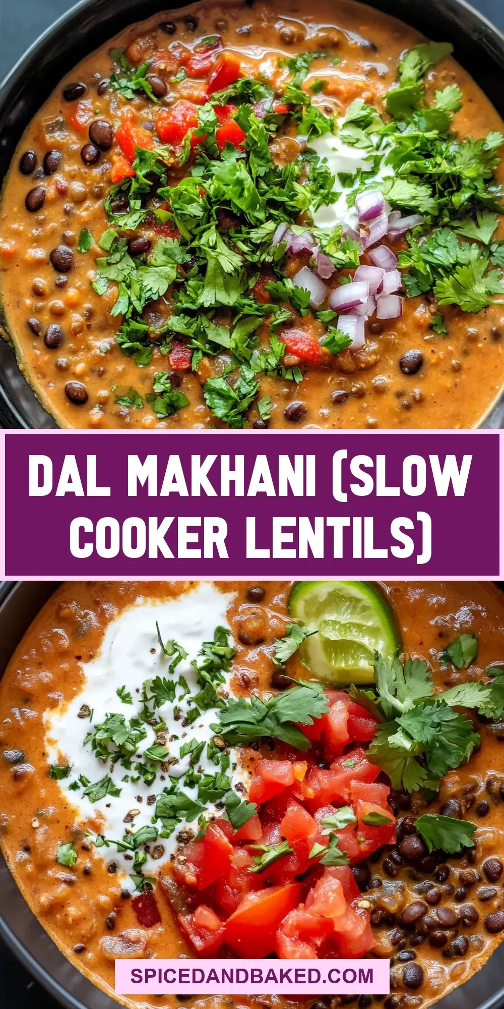 Easy Dal Makhani (Slow Cooker Lentils) Recipe