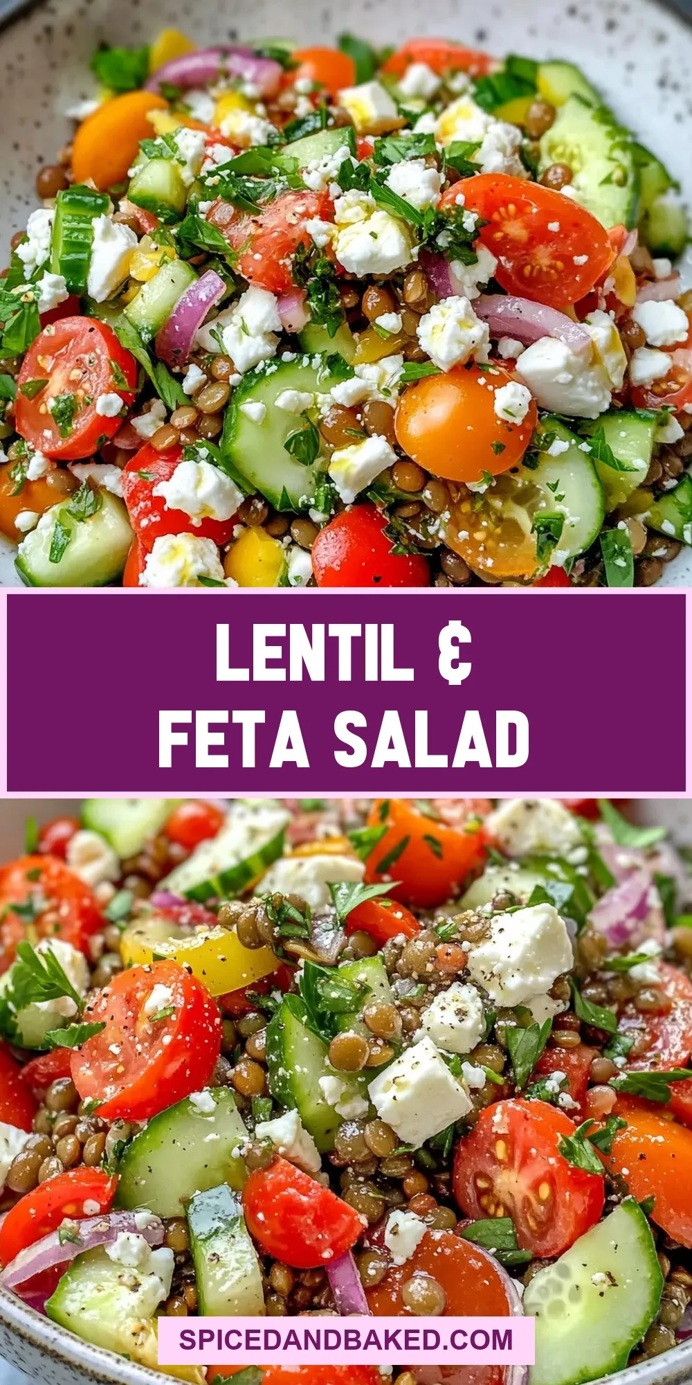 The Best Lentil & Feta Salad Ever