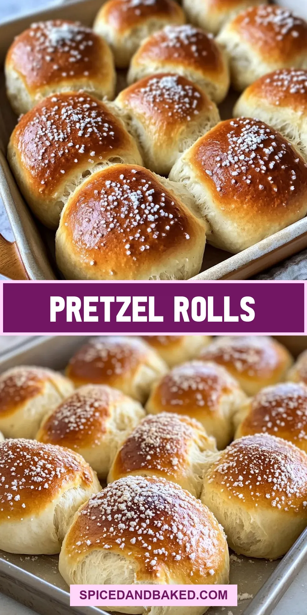Pretzel Rolls Recipe