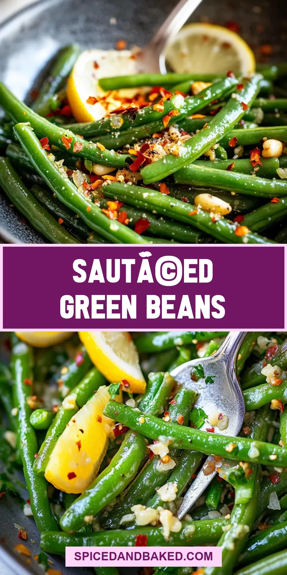 Creamy Sautã©Ed Green Beans