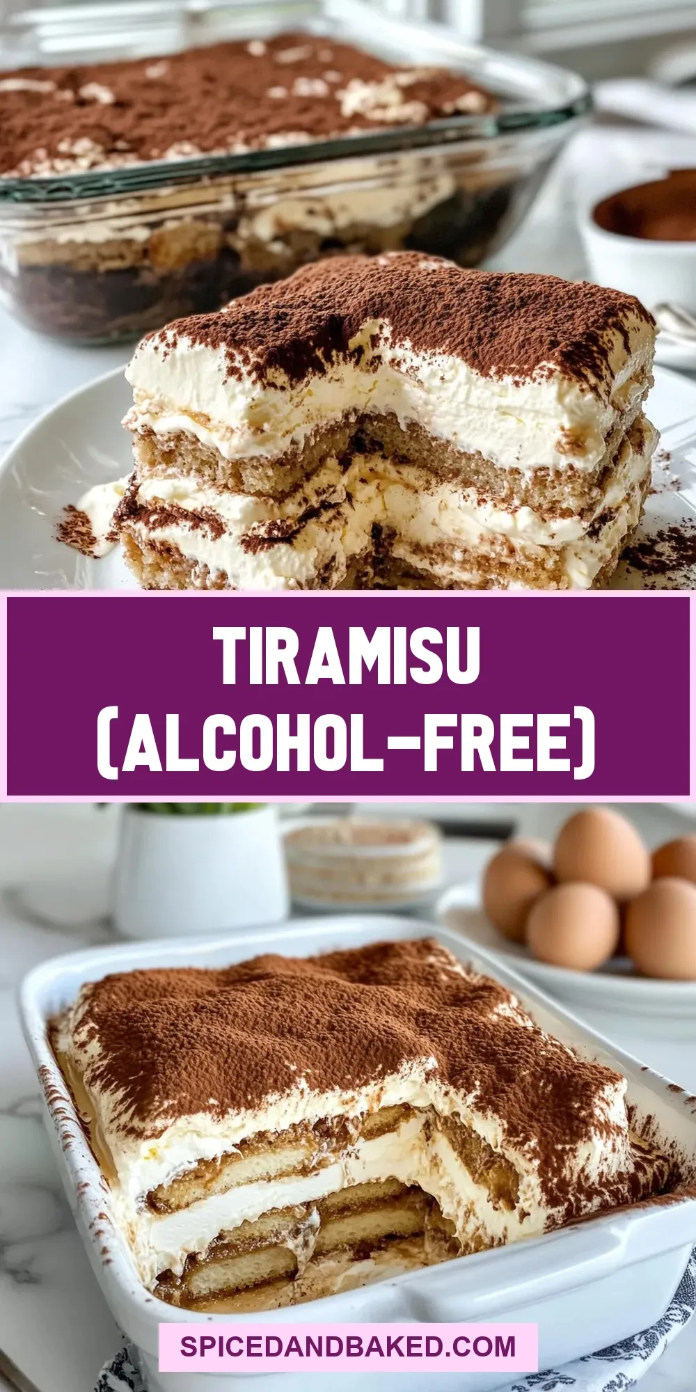 The Best Tiramisu (Alcohol-Free) Ever