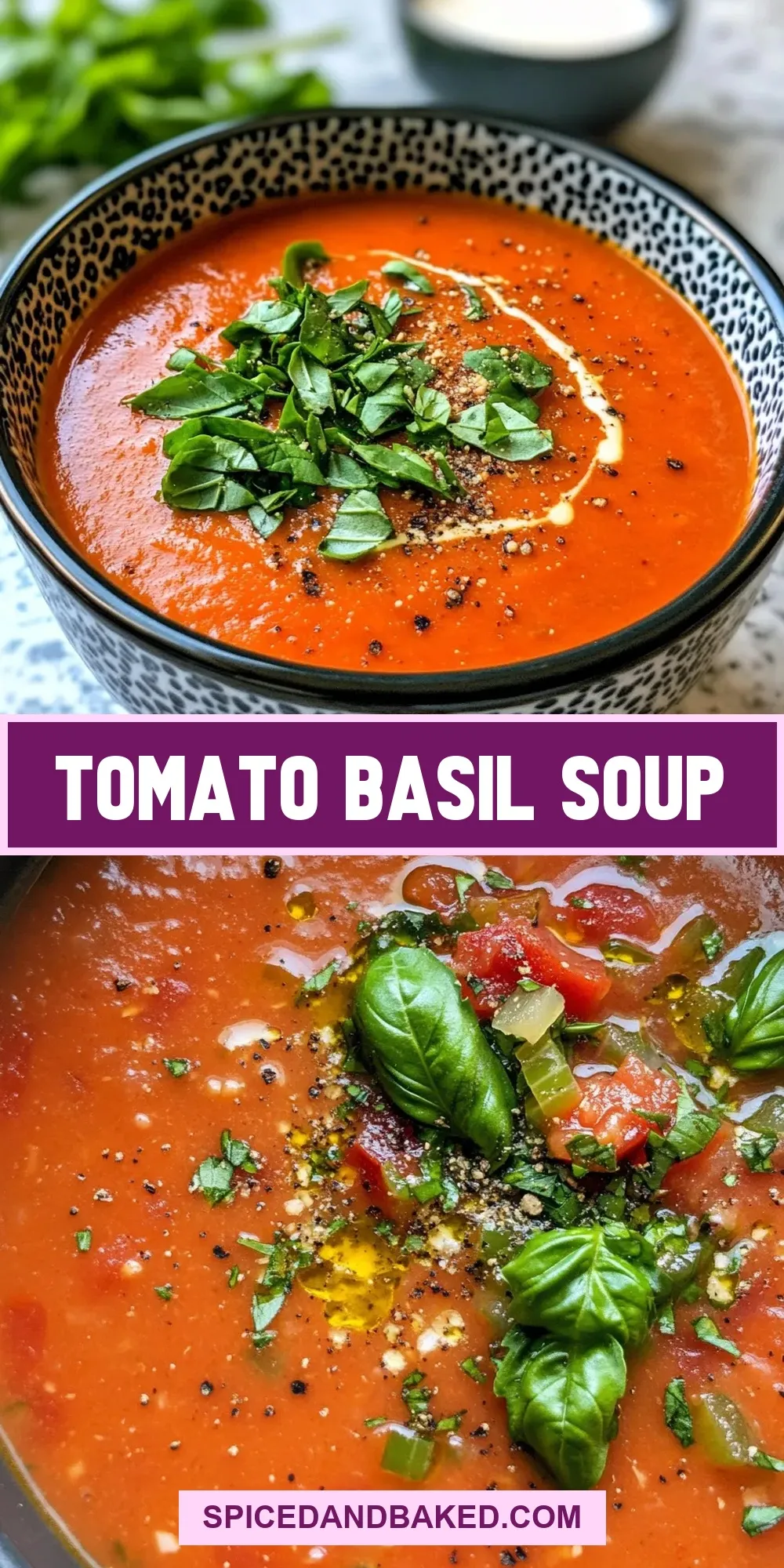 How To Make Creamy Tomato Basil Soup