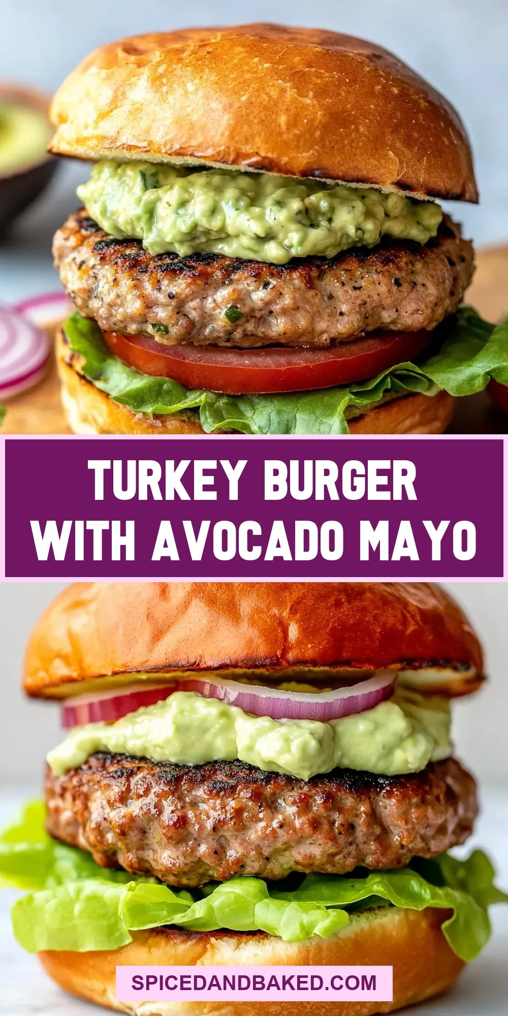 How To Make Amazing Turkey Burger With Avocado Mayo