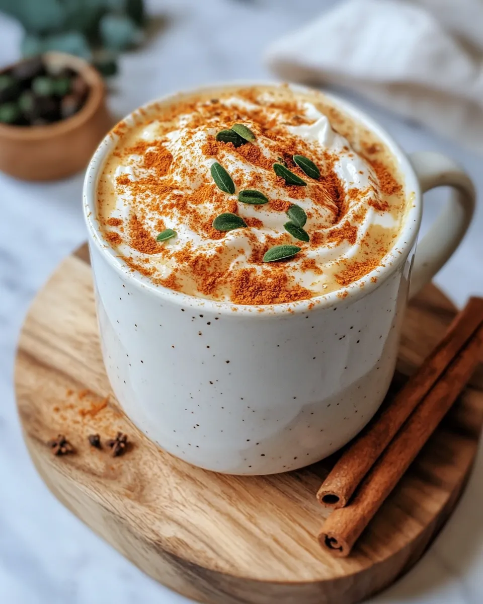 Classic Apple Cider Chai Tea Latte food shot