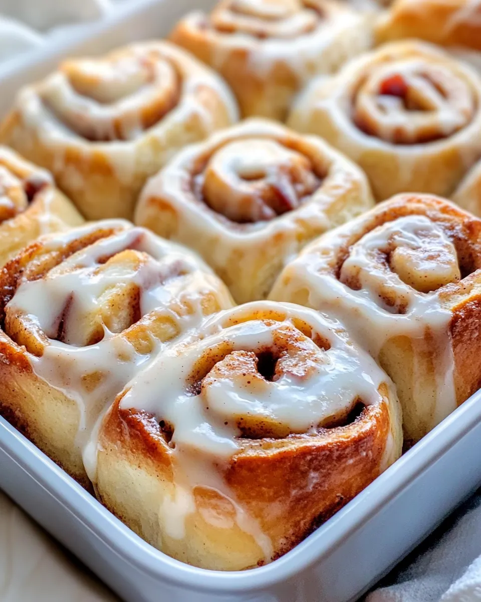 Delicious Apple Cinnamon Rolls plate image