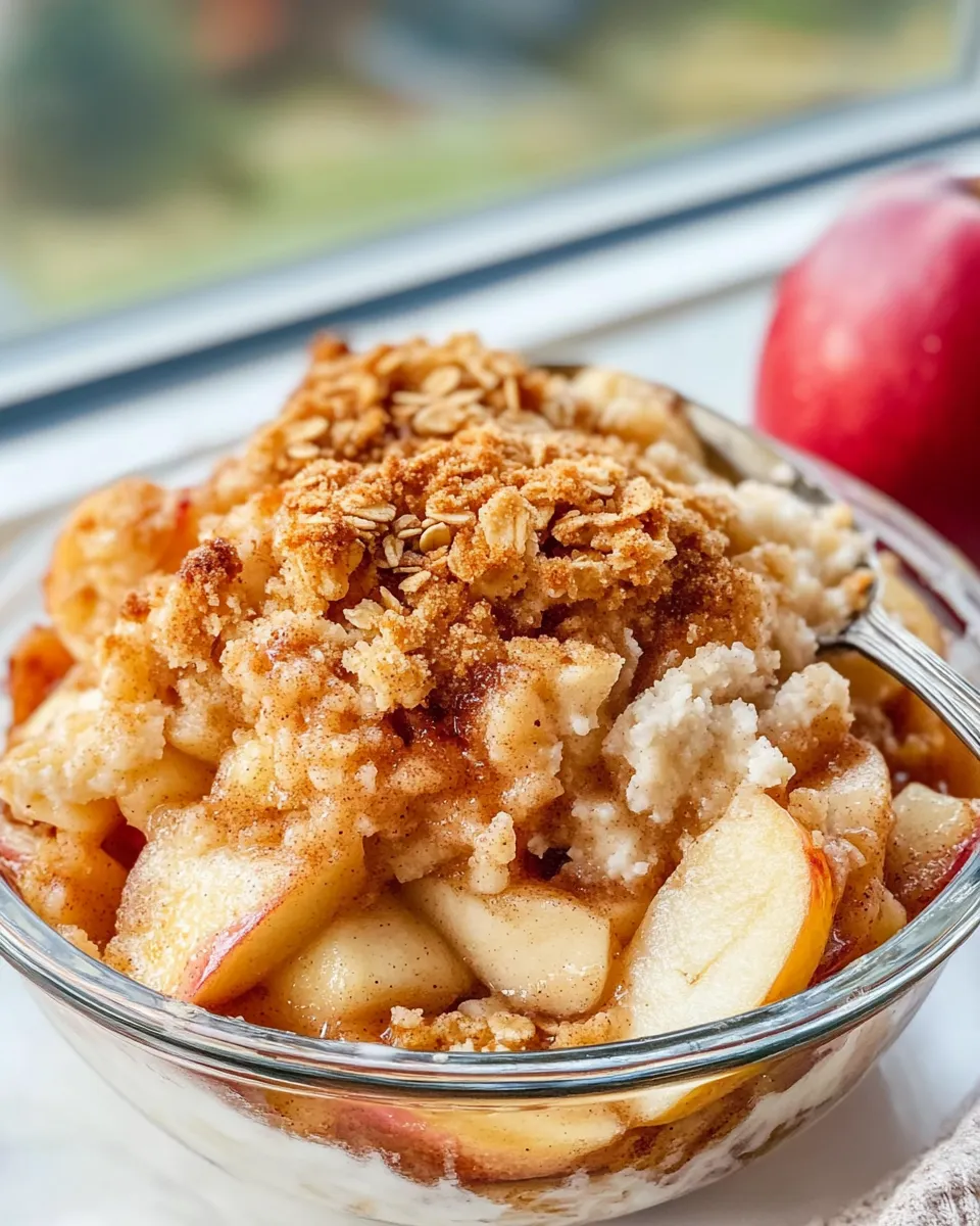 Easy Apple Cobbler dish photo