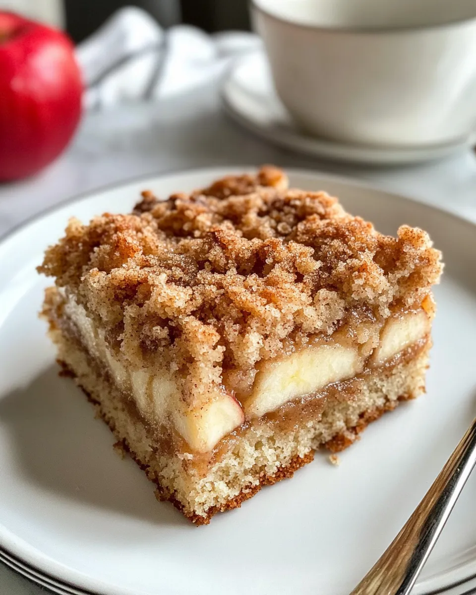 Classic Apple Crumb Cake recipe image