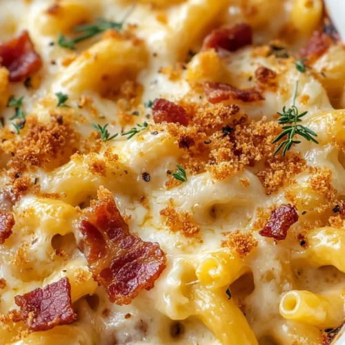 Homemade Bacon Mac & Cheese recipe photo