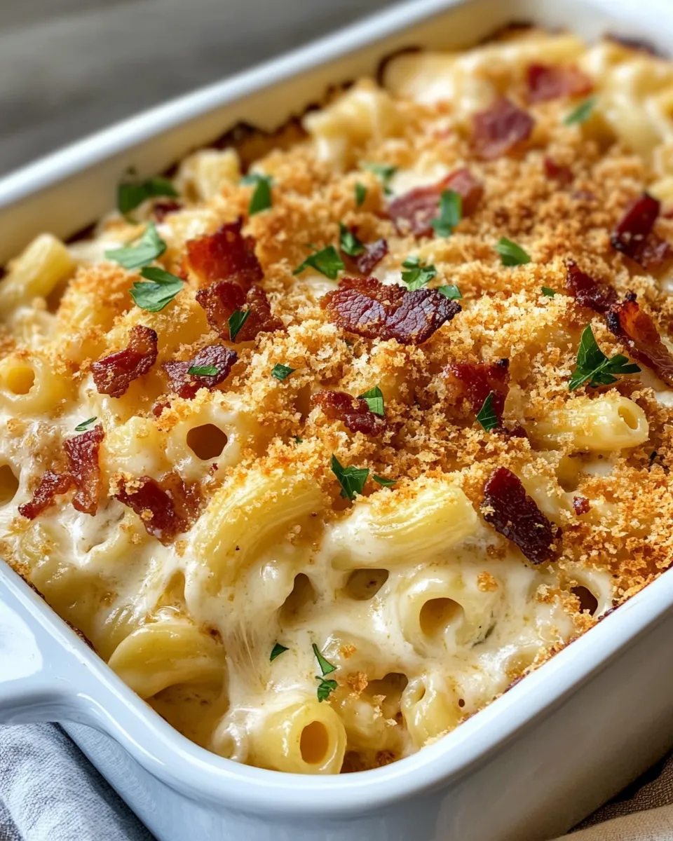 Classic Bacon Mac & Cheese dish photo