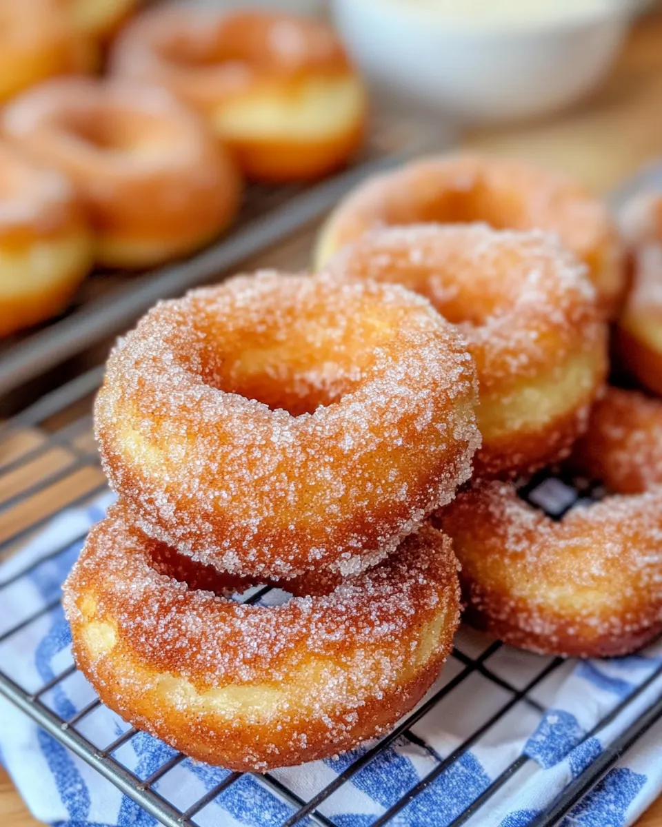 Easy Baked Churro Donuts with Cinnamon Sugar recipe photo