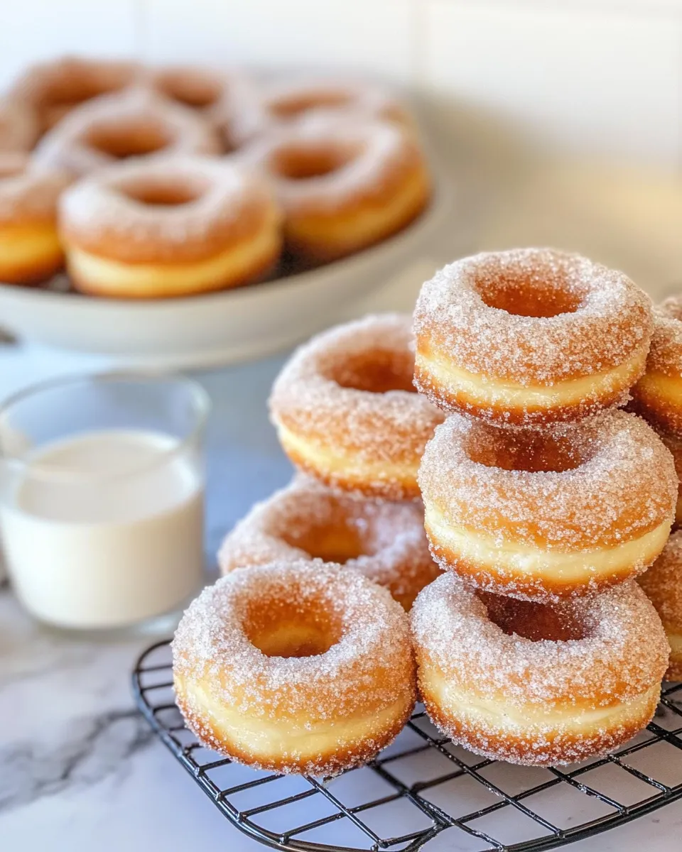 Delicious Baked Churro Donuts with Cinnamon Sugar dish photo