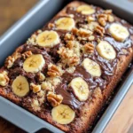 Homemade Banana Nutella Swirl Bread recipe photo