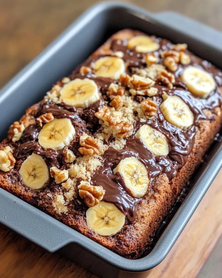 Homemade Banana Nutella Swirl Bread recipe photo
