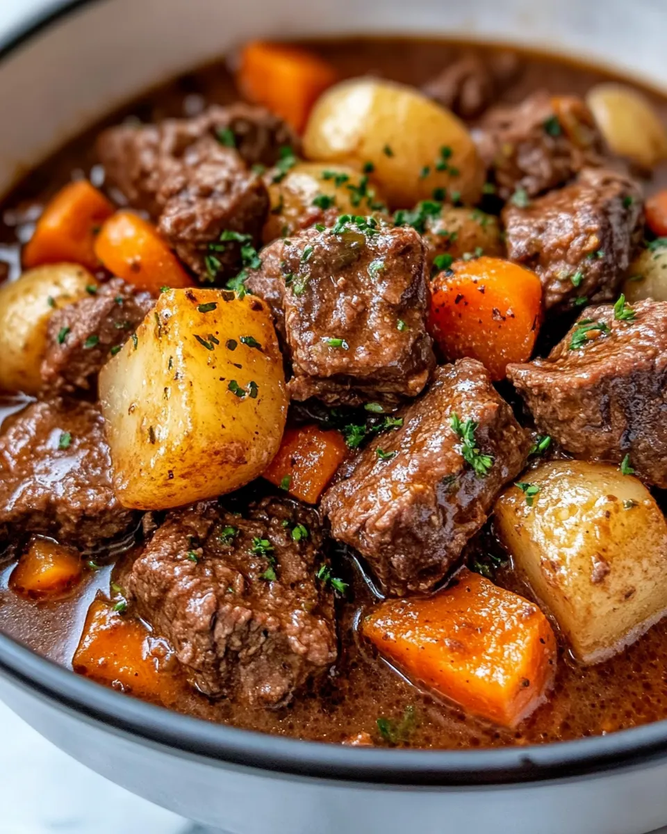 Quick Beef Stew dish photo