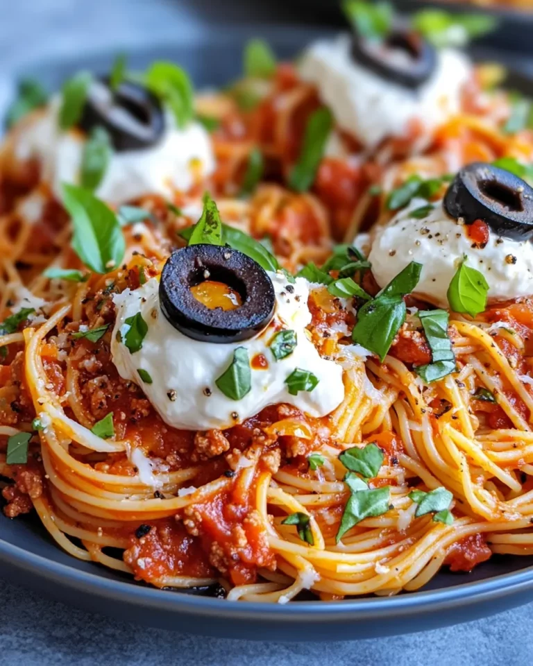 Homemade Bloody Spaghetti with Mozzarella Eyeballs photo