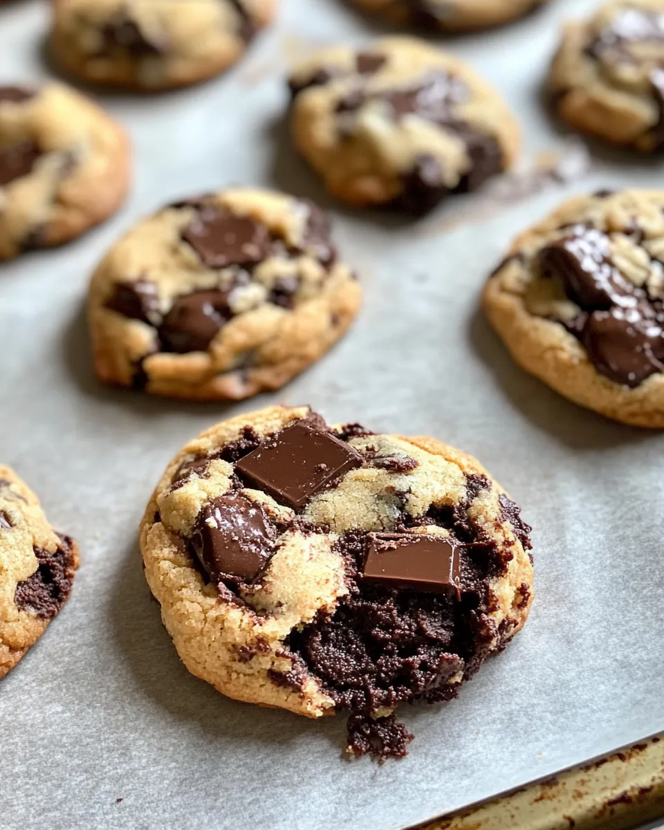 Classic Brownie Stuffed Chocolate Chip Cookies image
