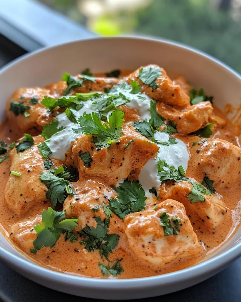 Easy Butter Chicken food shot
