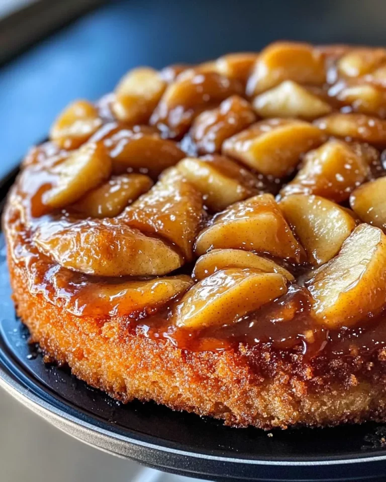 Homemade Caramel Apple Upside-Down Cake photo