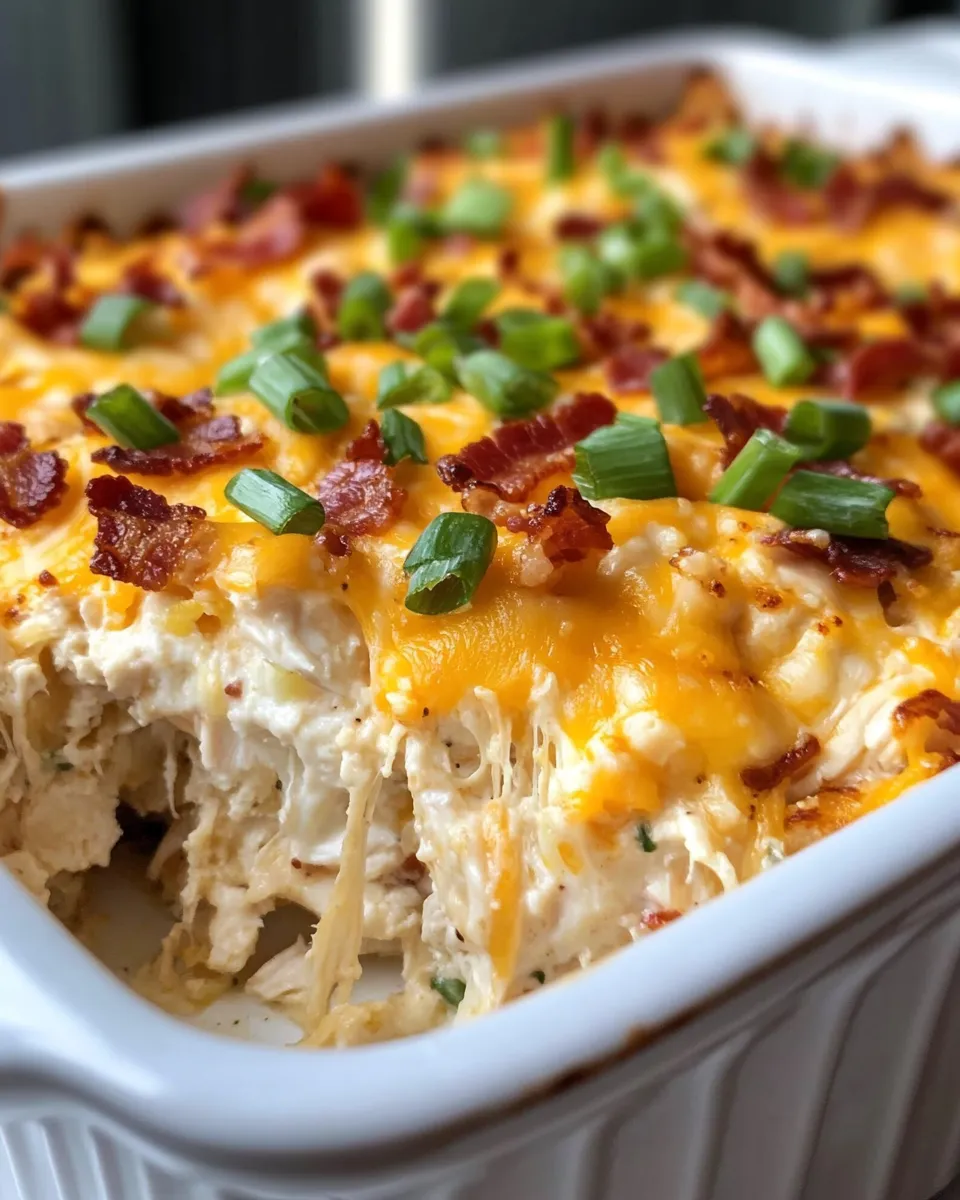 Easy Cheesy Hashbrown Chicken Casserole recipe photo
