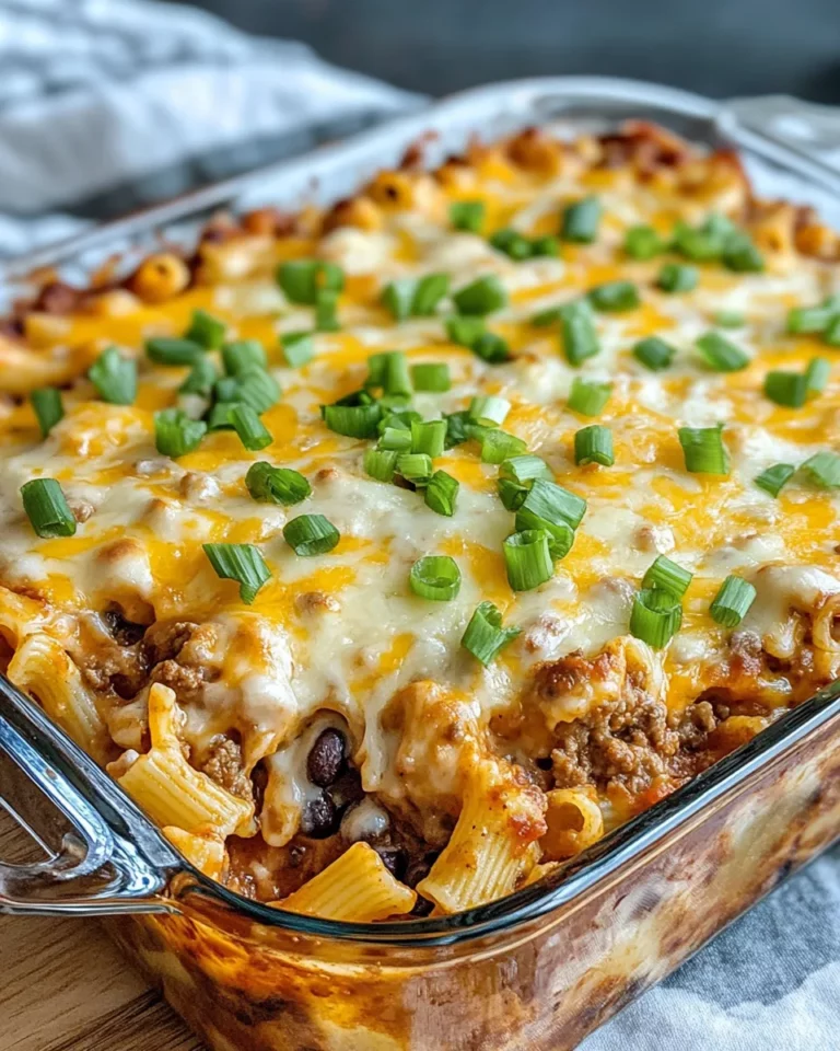 Homemade Cheesy Taco Pasta Casserole photo