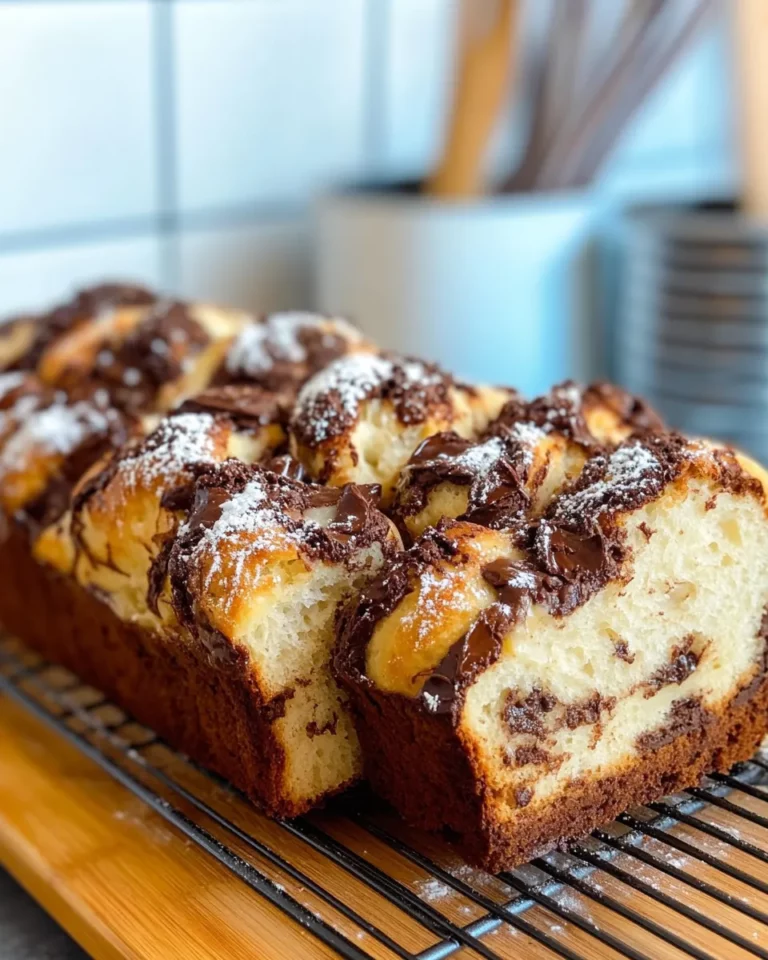 Homemade Chocolate Babka Loaf recipe photo
