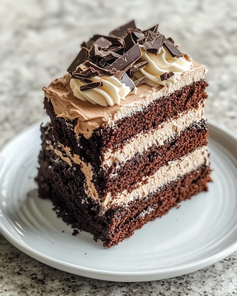 Homemade Chocolate Espresso Layer Cake photo