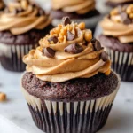 Homemade Chocolate Peanut Butter Cupcake Delights photo