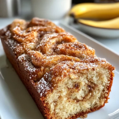 Homemade Cinnamon Roll Banana Bread photo