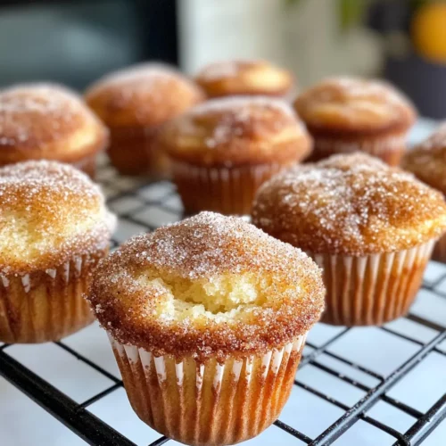 Homemade Cinnamon Sugar Donut Muffins recipe photo