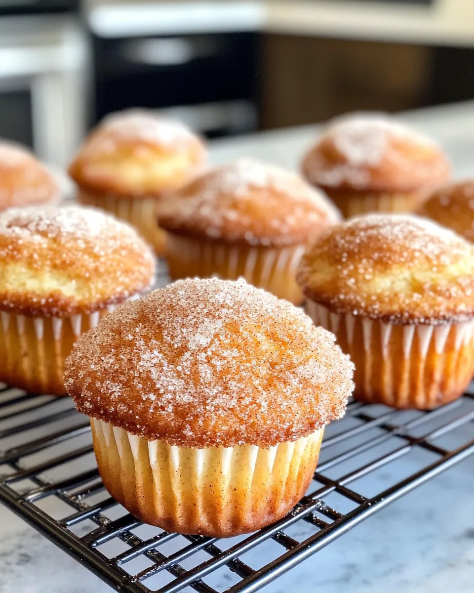 Classic Cinnamon Sugar Donut Muffins dish photo