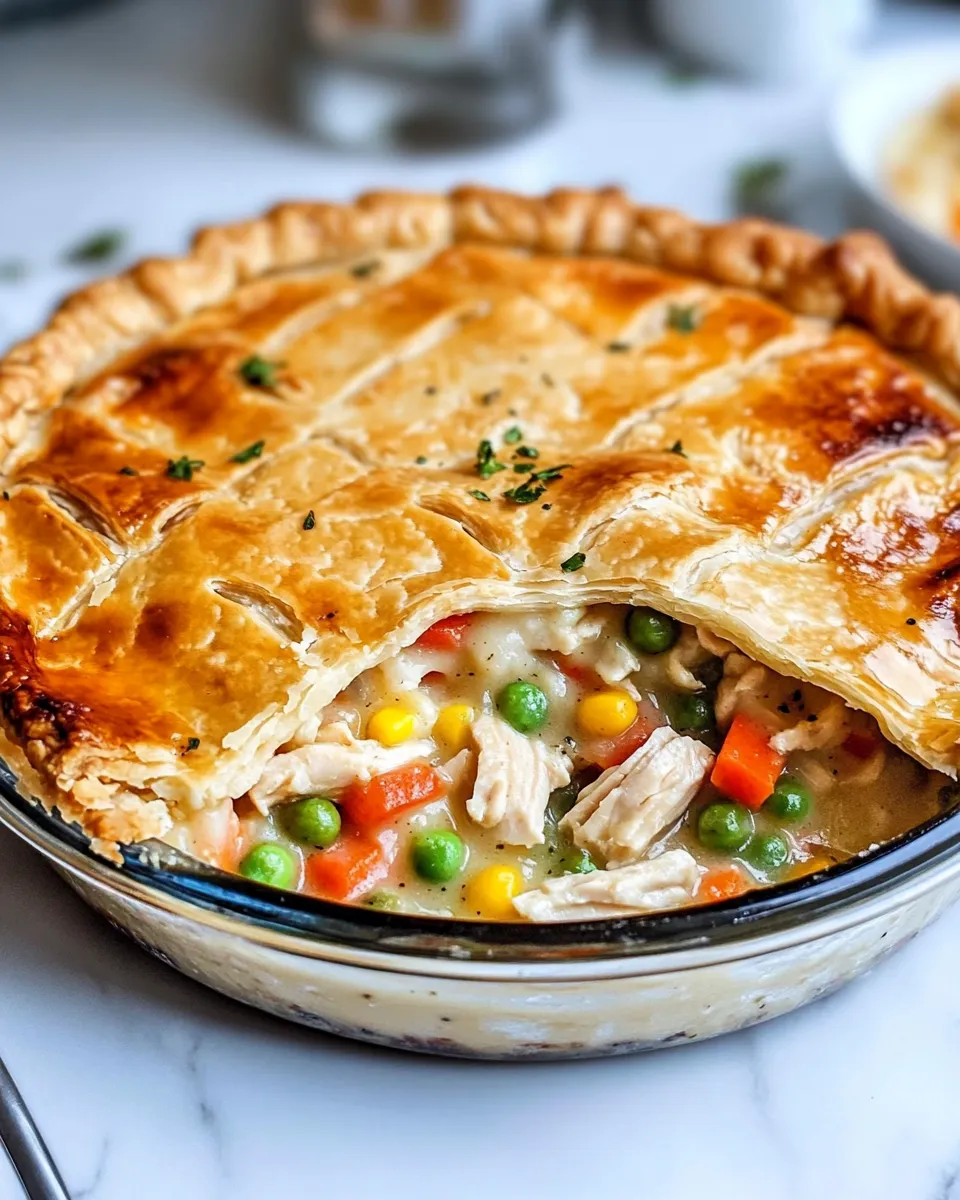 Homemade Classic Chicken Pot Pie photo