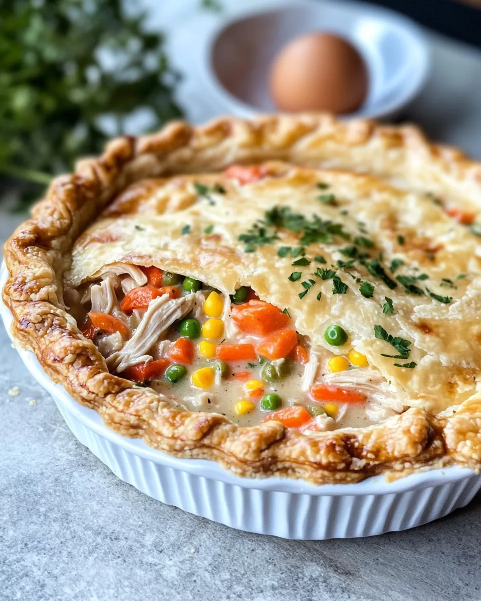Delicious Classic Chicken Pot Pie image