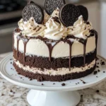 Homemade Cookies and Cream Oreo Cake photo