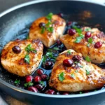 Homemade Cranberry Balsamic Chicken Skillet recipe photo