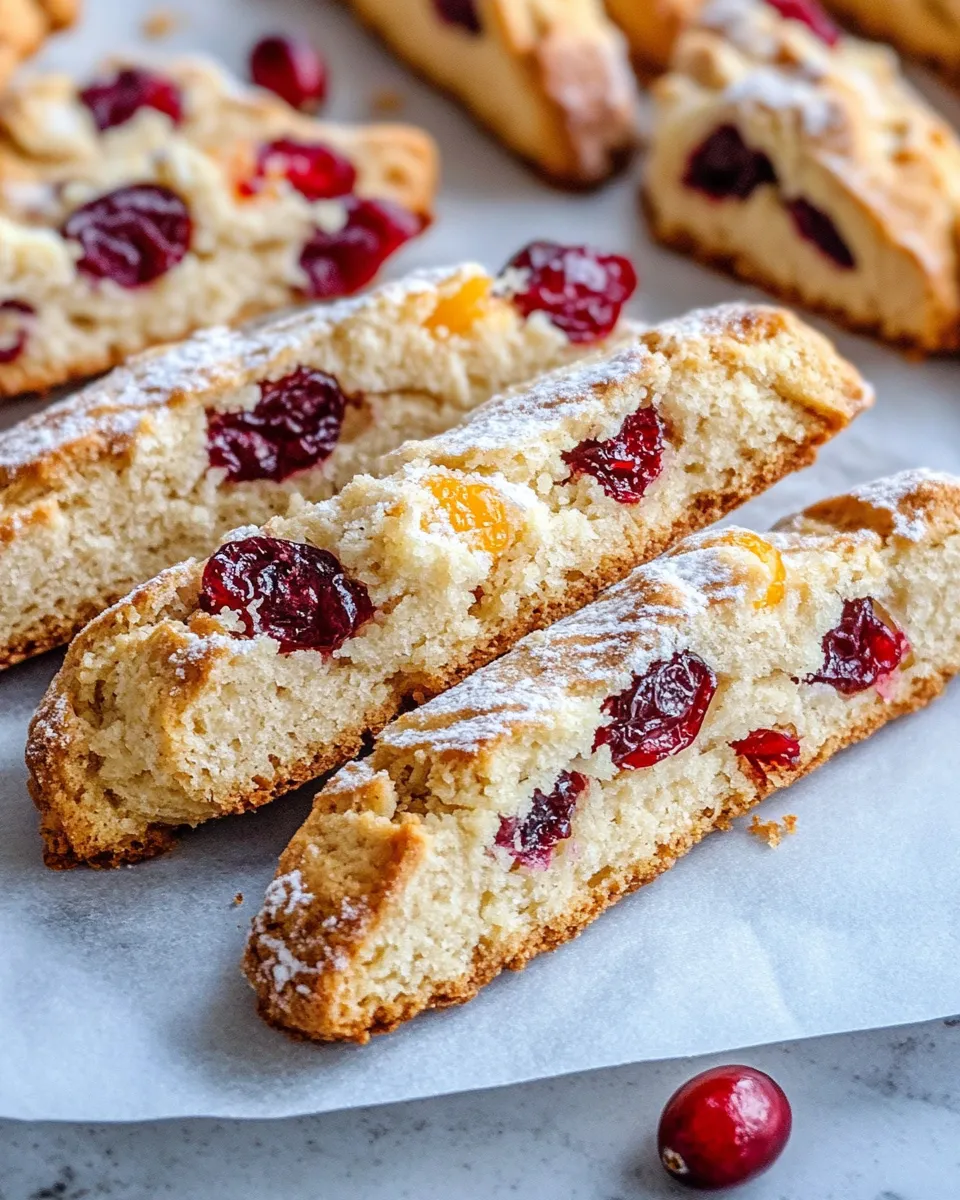 Classic Cranberry Orange Biscotti image