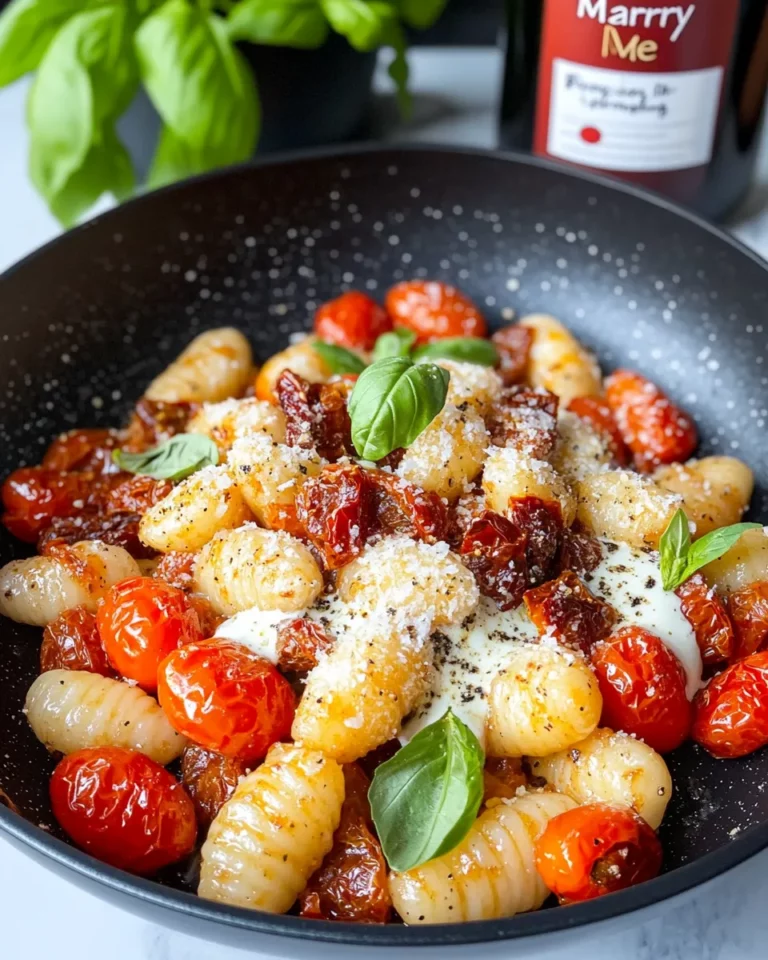 Homemade Creamy Sundried Tomato "Marry Me" Gnocchi photo