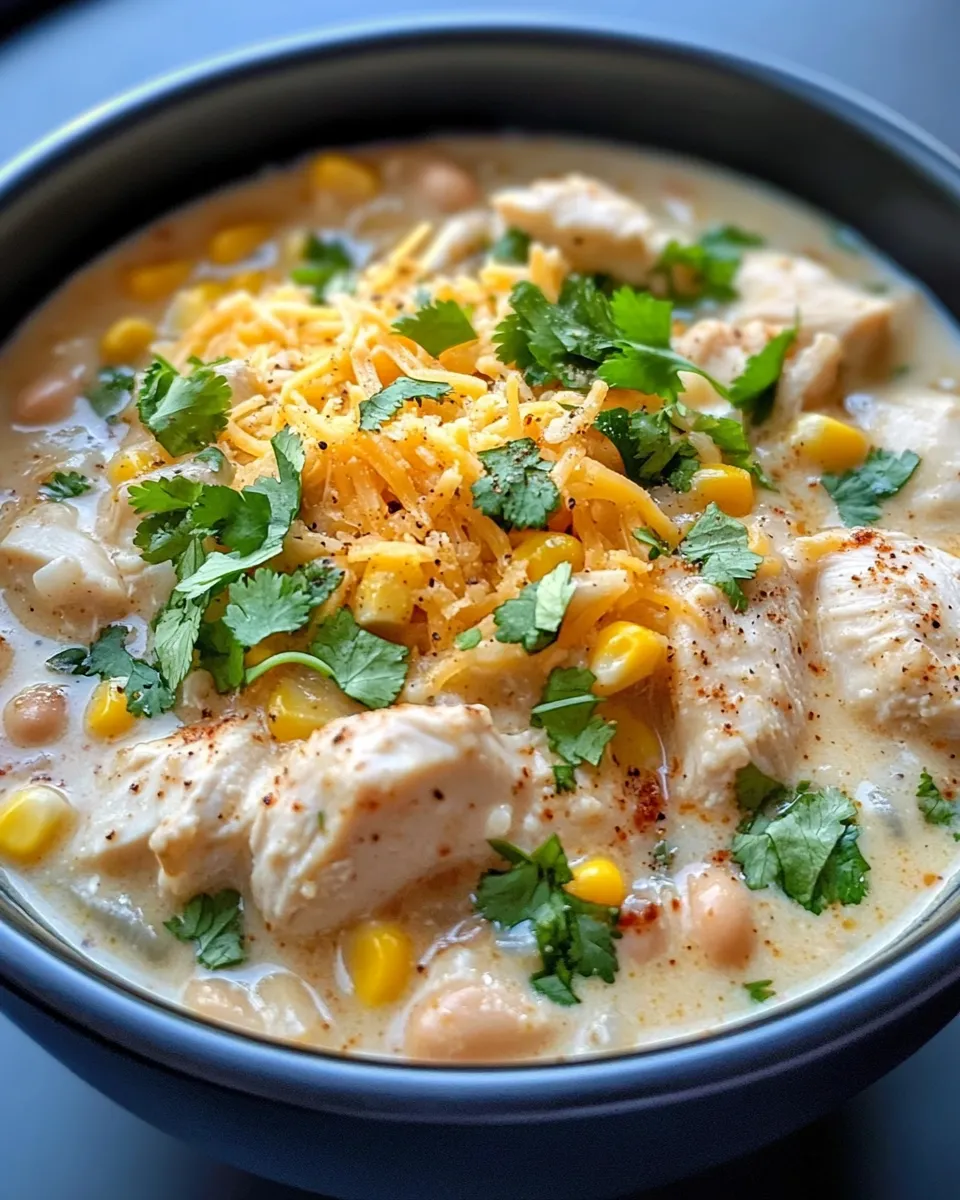 Classic Creamy White Chicken Chili image