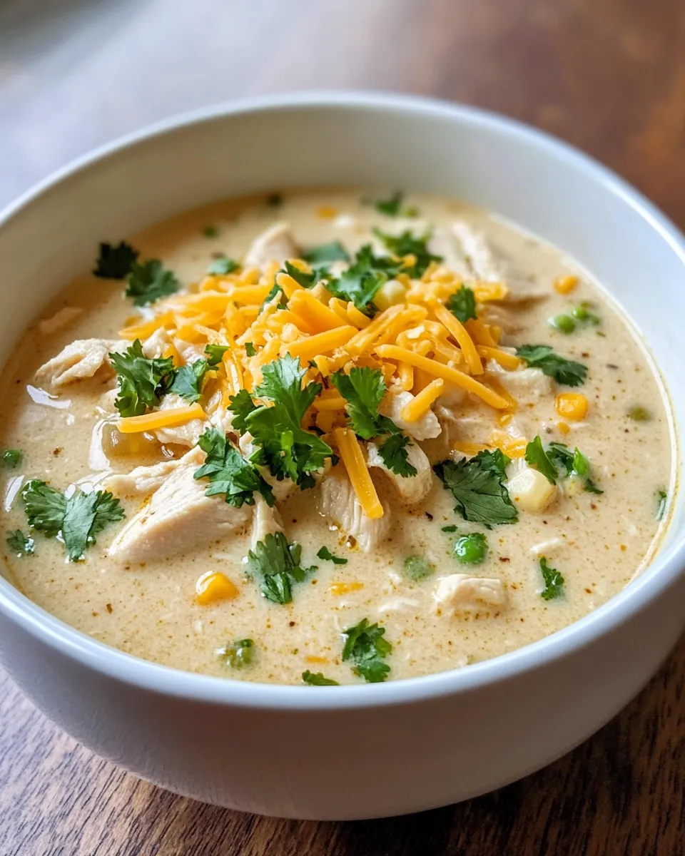 Delicious Creamy White Chicken Chili dish photo