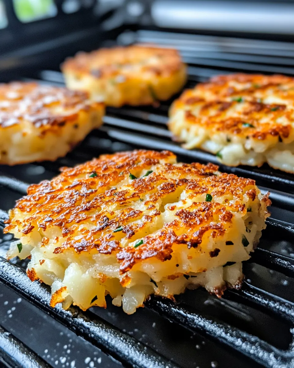 Delicious Crispy Hash Browns shot