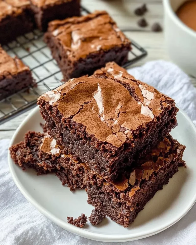 Homemade Espresso Fudge Brownies recipe photo