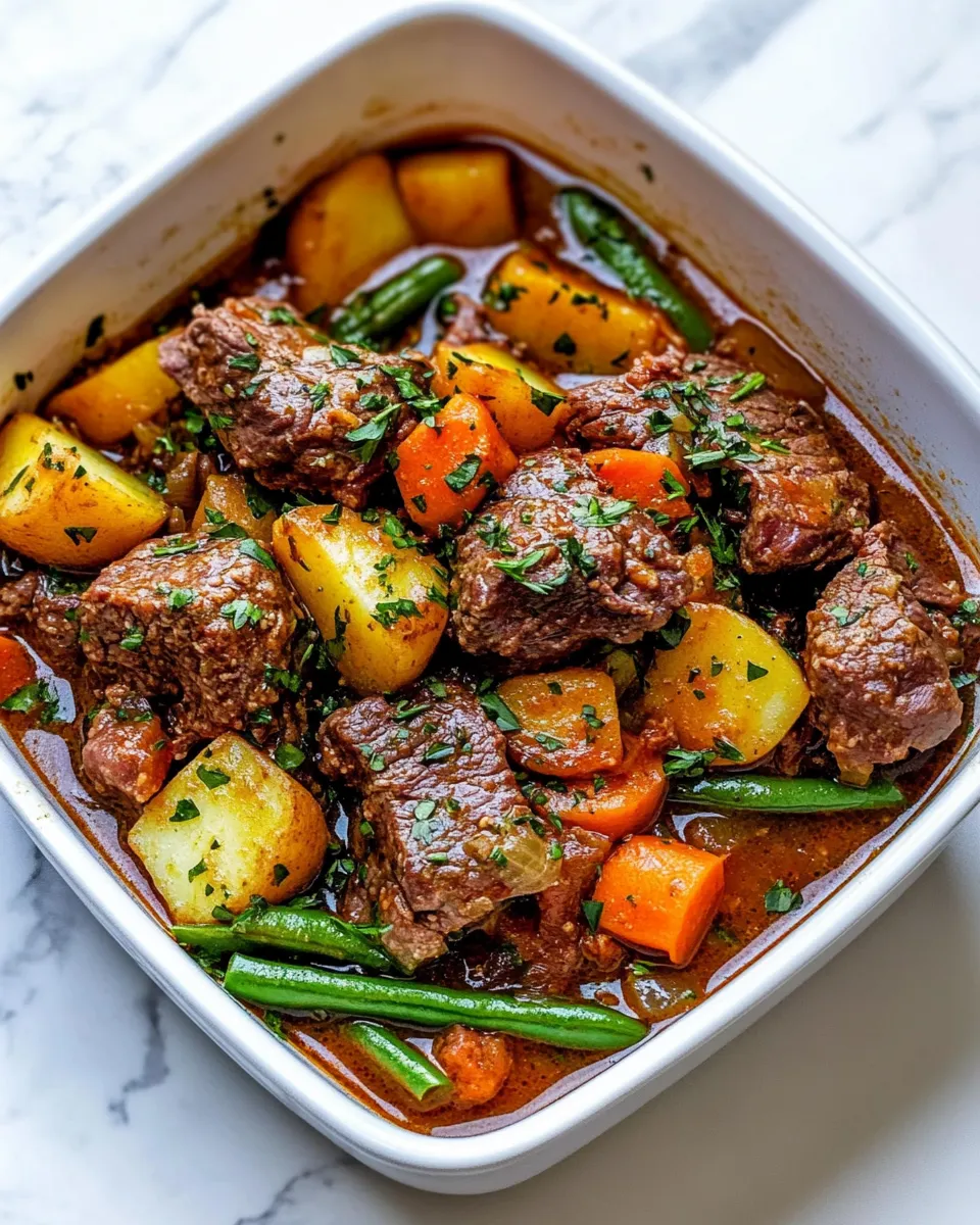 Easy Fall Stew dish photo