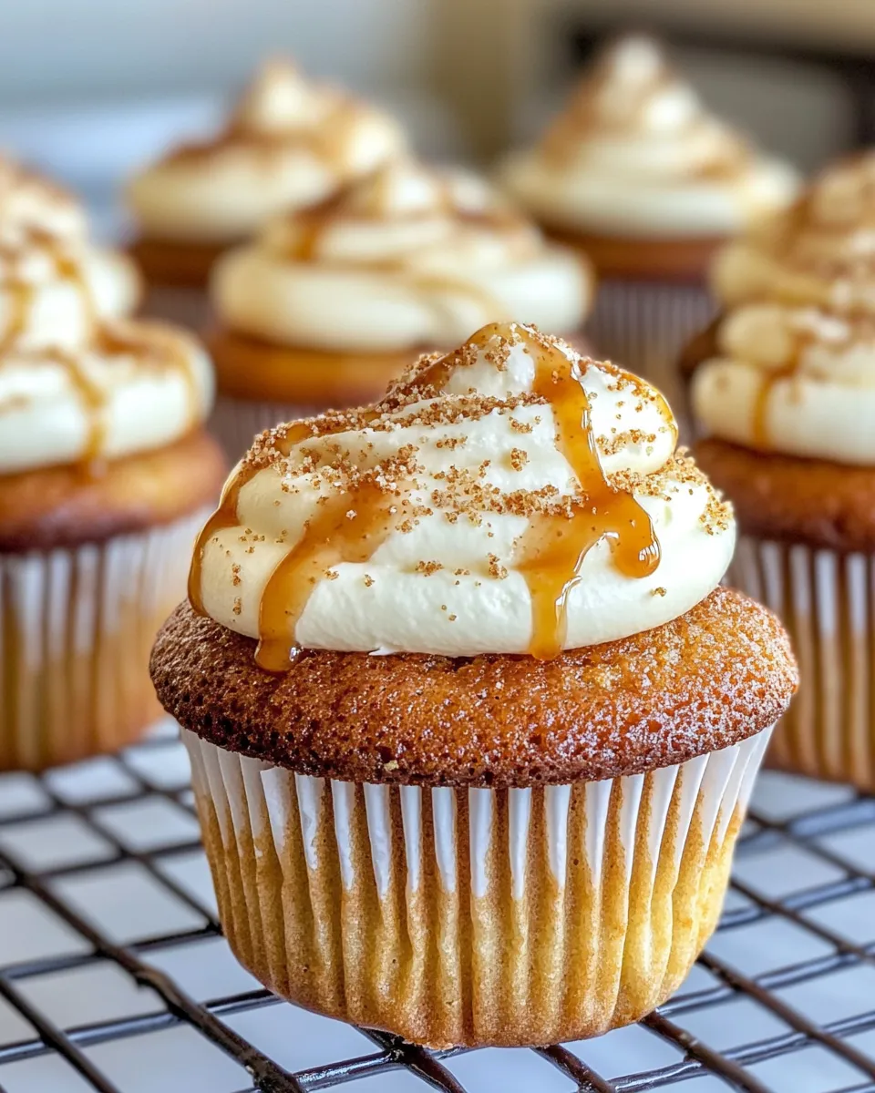 Easy Harry Potter Butterbeer Cupcakes food shot