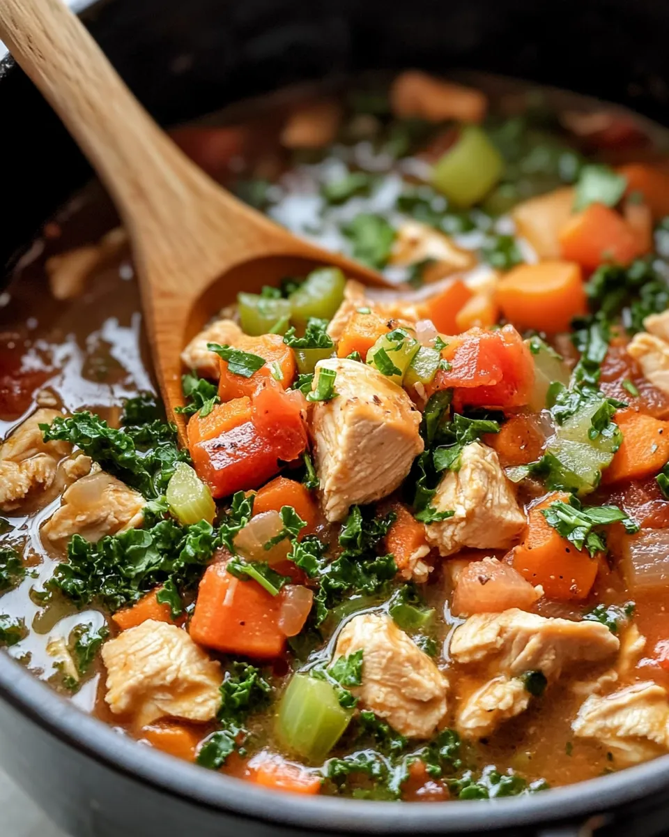 Homemade Harvest Veggie and Chicken Stew recipe photo