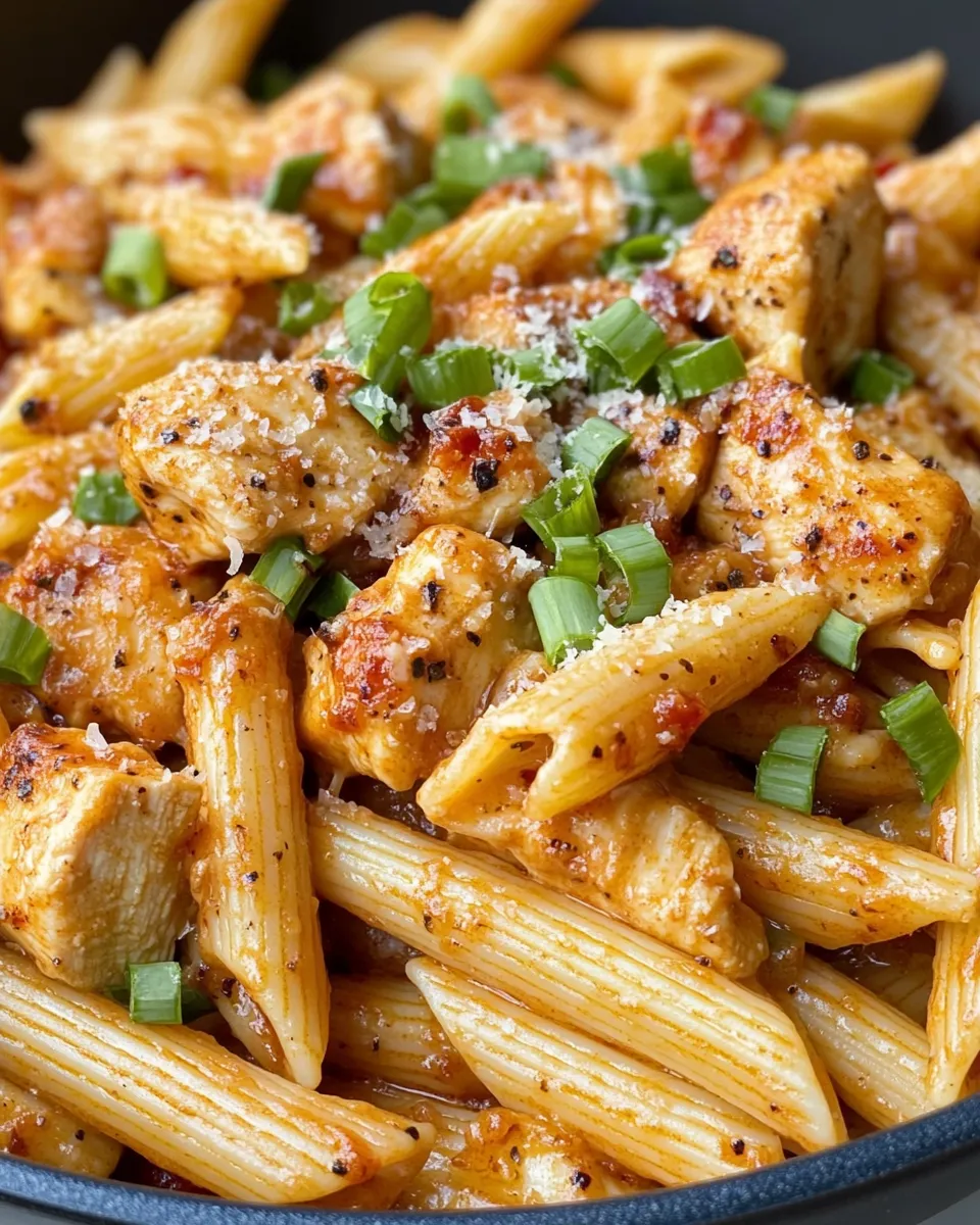 Easy Honey BBQ Chicken Penne recipe photo