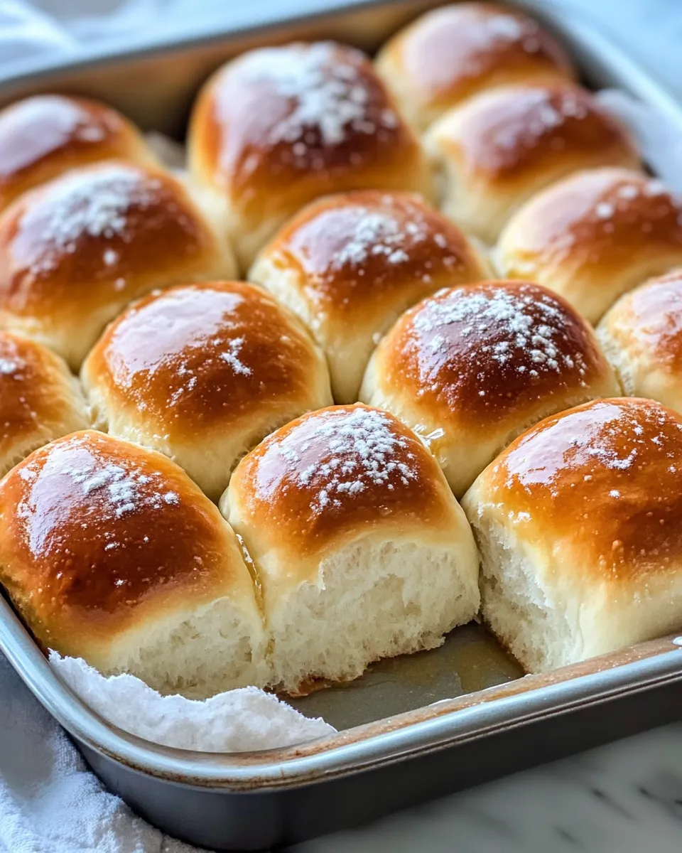Easy Honey Butter Dinner Rolls dish photo