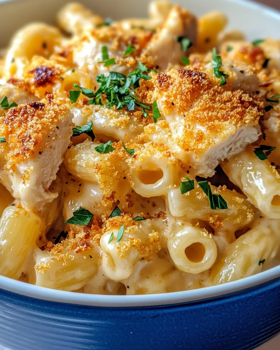 Homemade Hot Honey Chicken Mac N Cheese photo