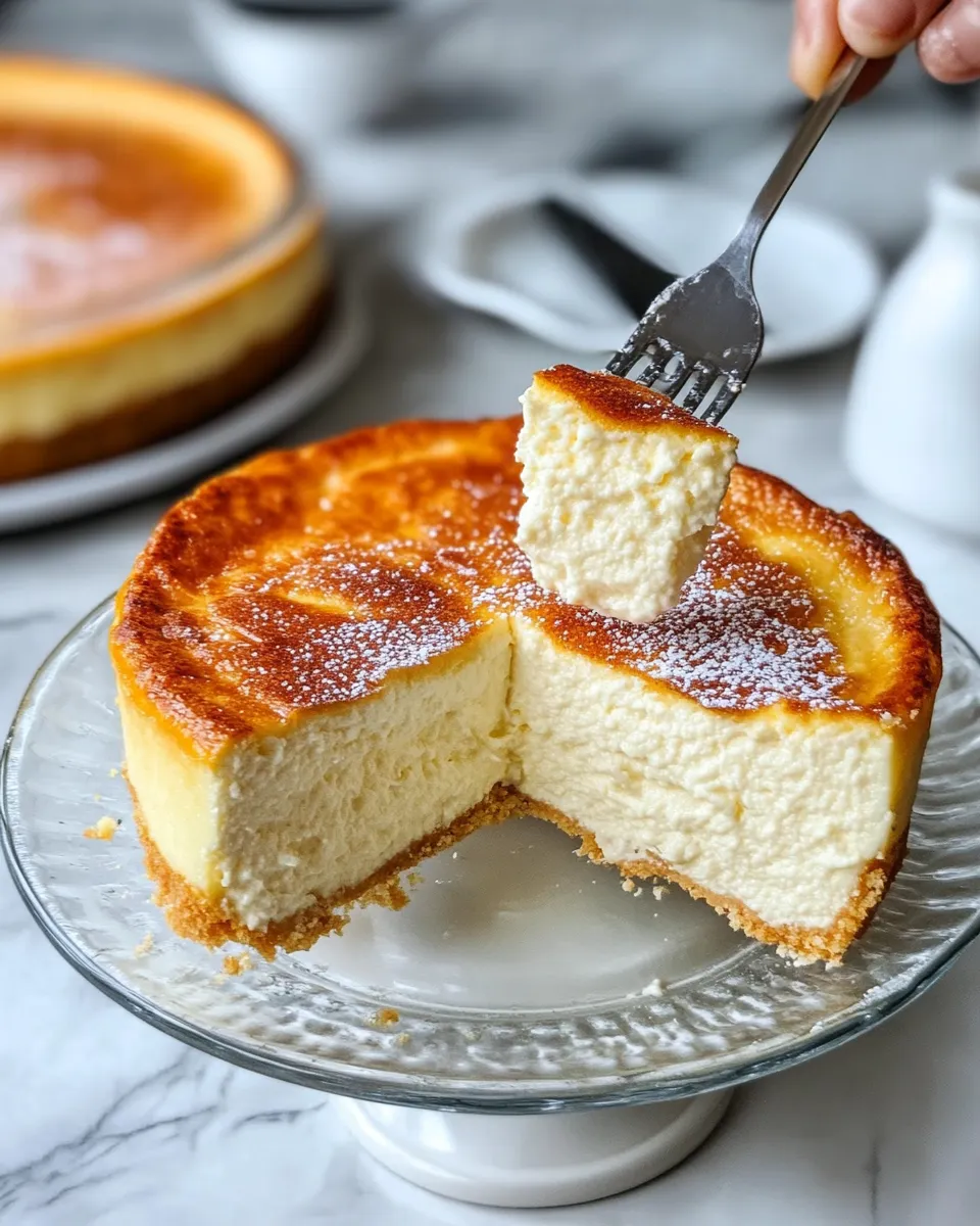 Classic Japanese Cotton Cheesecake image