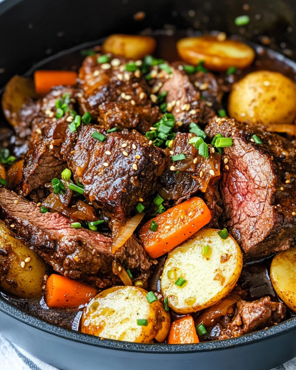 Homemade Korean Style Pot Roast recipe photo
